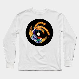 Minhwa: Asian Phoenix G Type (Korean traditional/folk art) Long Sleeve T-Shirt